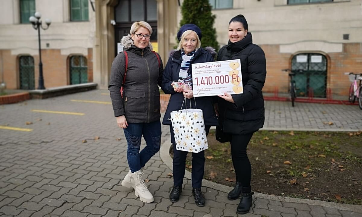 Szívkalács Adománygyűjtő Akció zárás