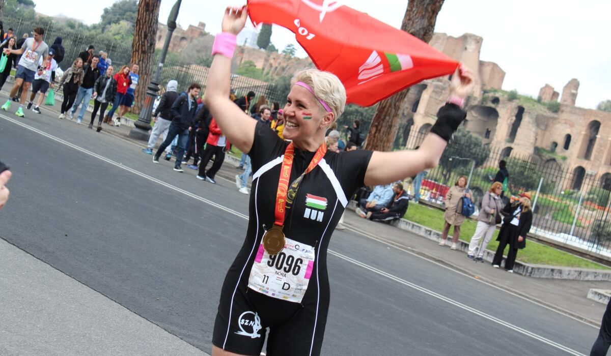 Egyéni csúcs a Róma Maratonon