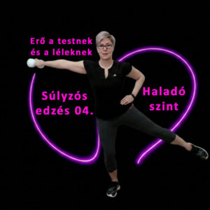 Súlyzós edzés Nórival