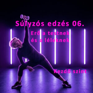 Súlyzós edzés Nórival