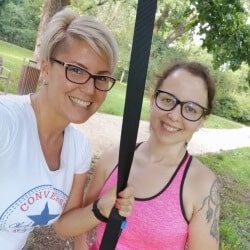 Gelányi Dóra és Szombathelyi Nóra arcképe